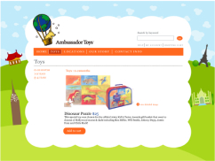 Screenshot of product page on website.