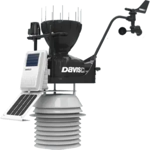 Davis Instruments industrial real-time weather monitoring station